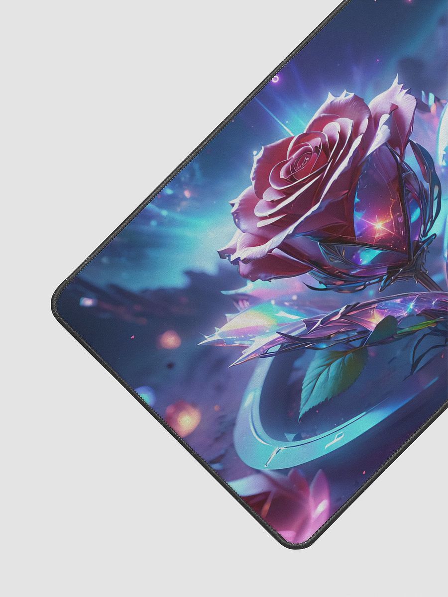 Cosmic Rose Deskmat | Vibrant Galaxy Rose Design product image (3)