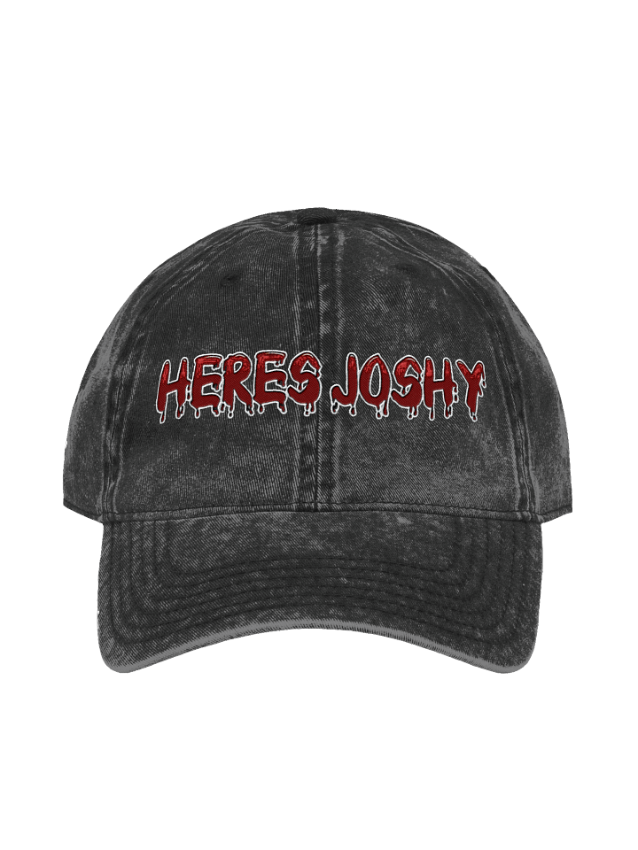 Joshy Vintage Wash Dad Hat "Red Letters" product image (1)