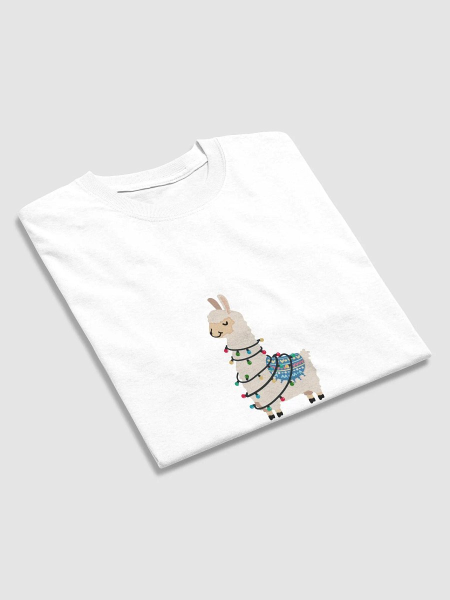 Christmas Women's T-Shirt | fa la la la llama | large print product image (2)