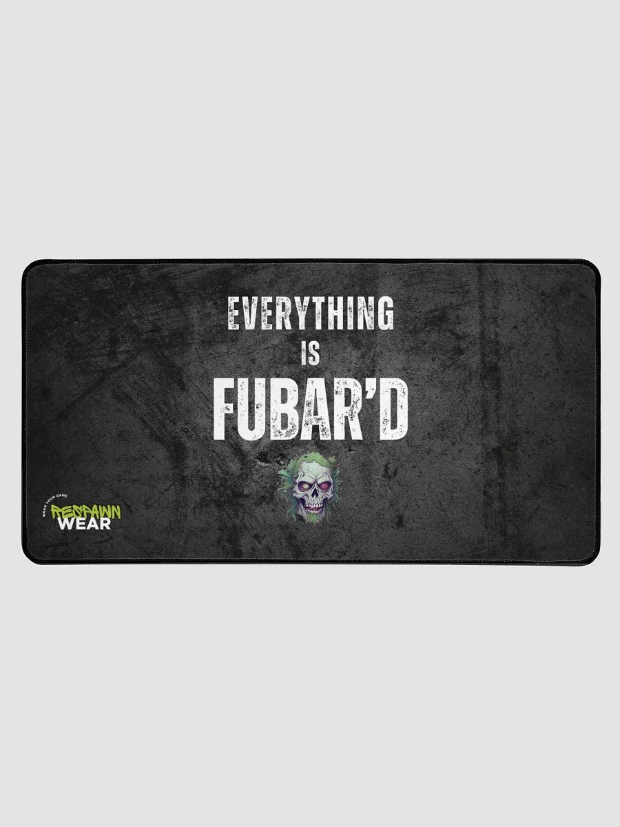 FUBAR'D Skull Desk Mat product image (1)