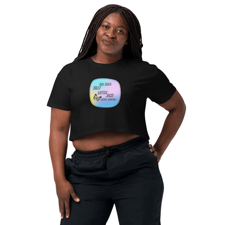 Silly Little Joke Crop Top T-shirt product image (1)