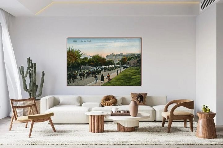 صورة : في جوار قلعة حلب بداية القرن العشرين product image (1)
