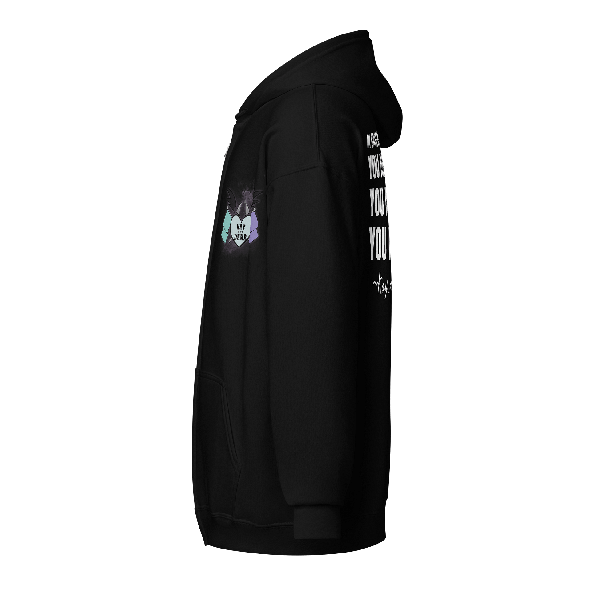 Kay_of_the_Dead Logo Zip-Up Hoodie product image (3)