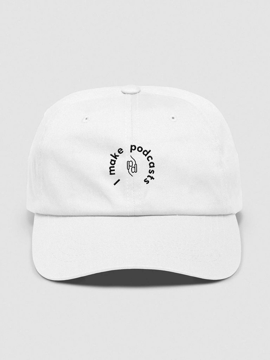 I make podcasts – White (circle) product image (1)
