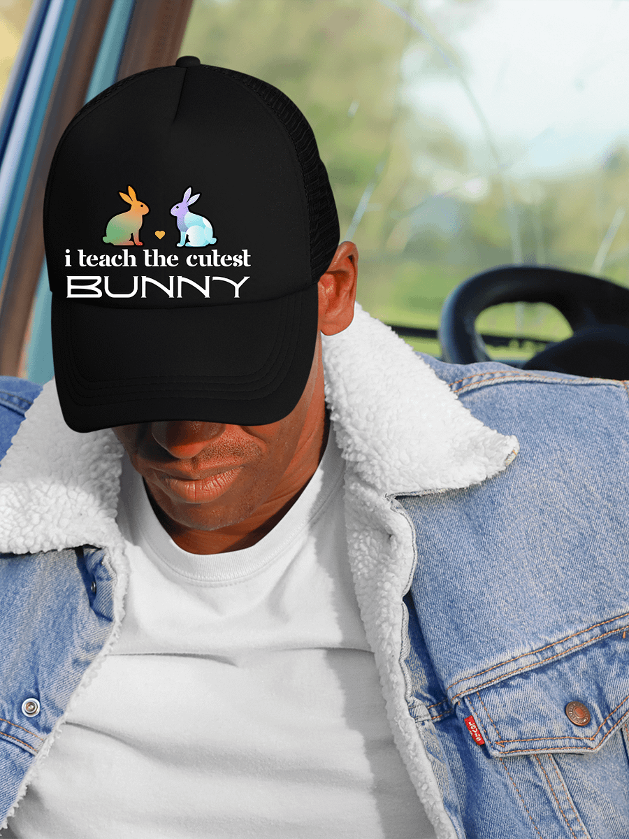 I Teach The Cutest Bunny, Teachers Foam Trucker Hat product image (1)