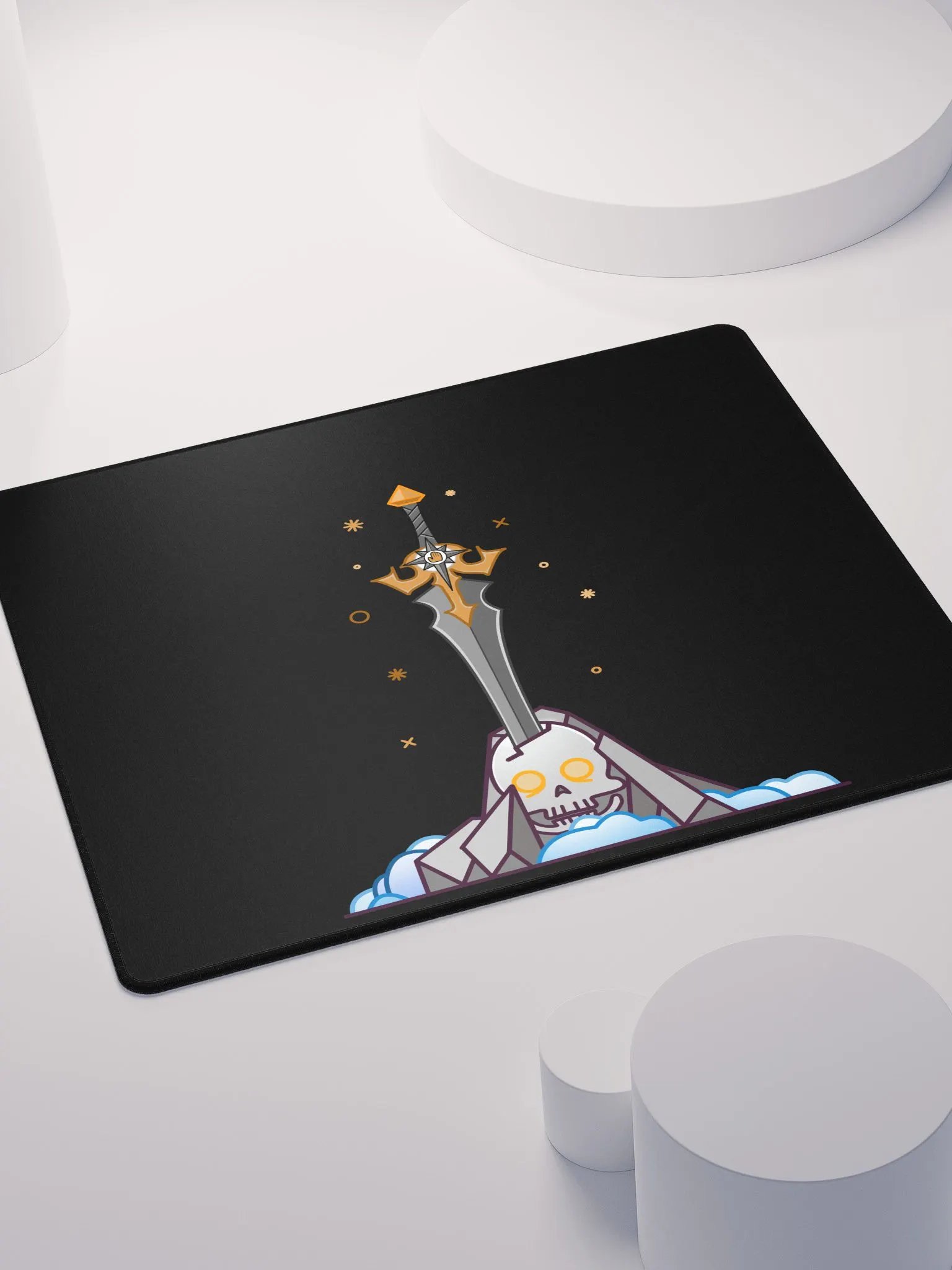 Sword in the Skull - Argent Variation - Gaming Pad product image (8)