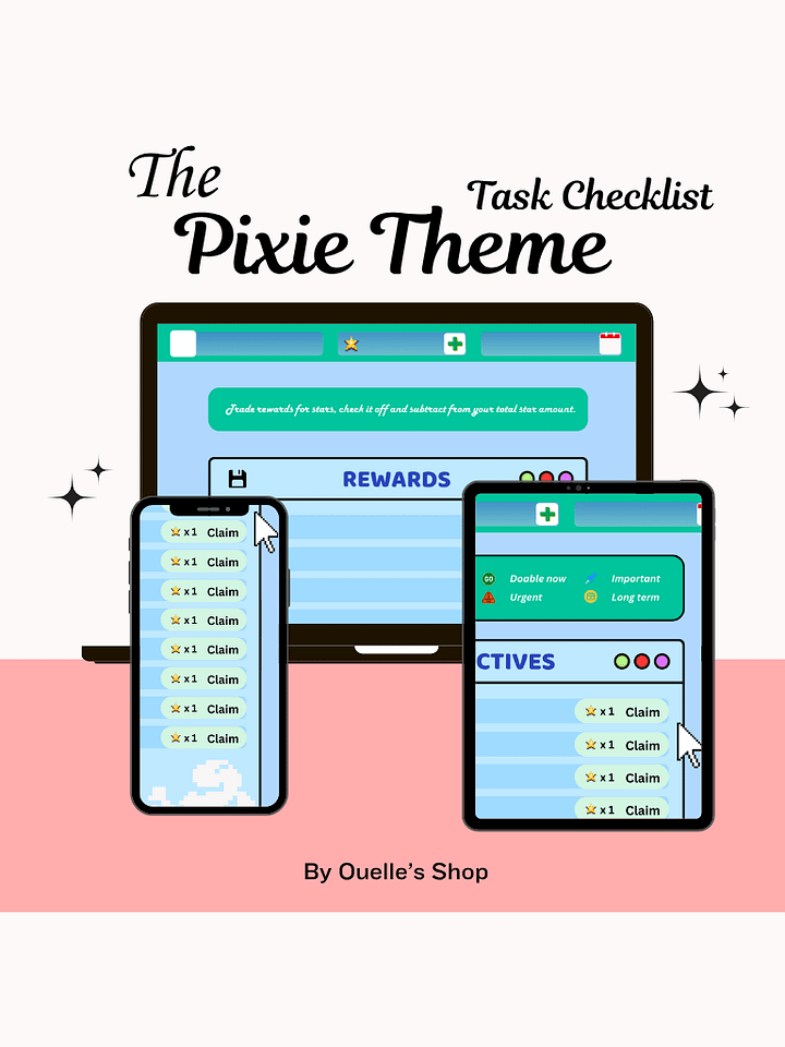 Pixie - Game themed Task Checklist product image (1)