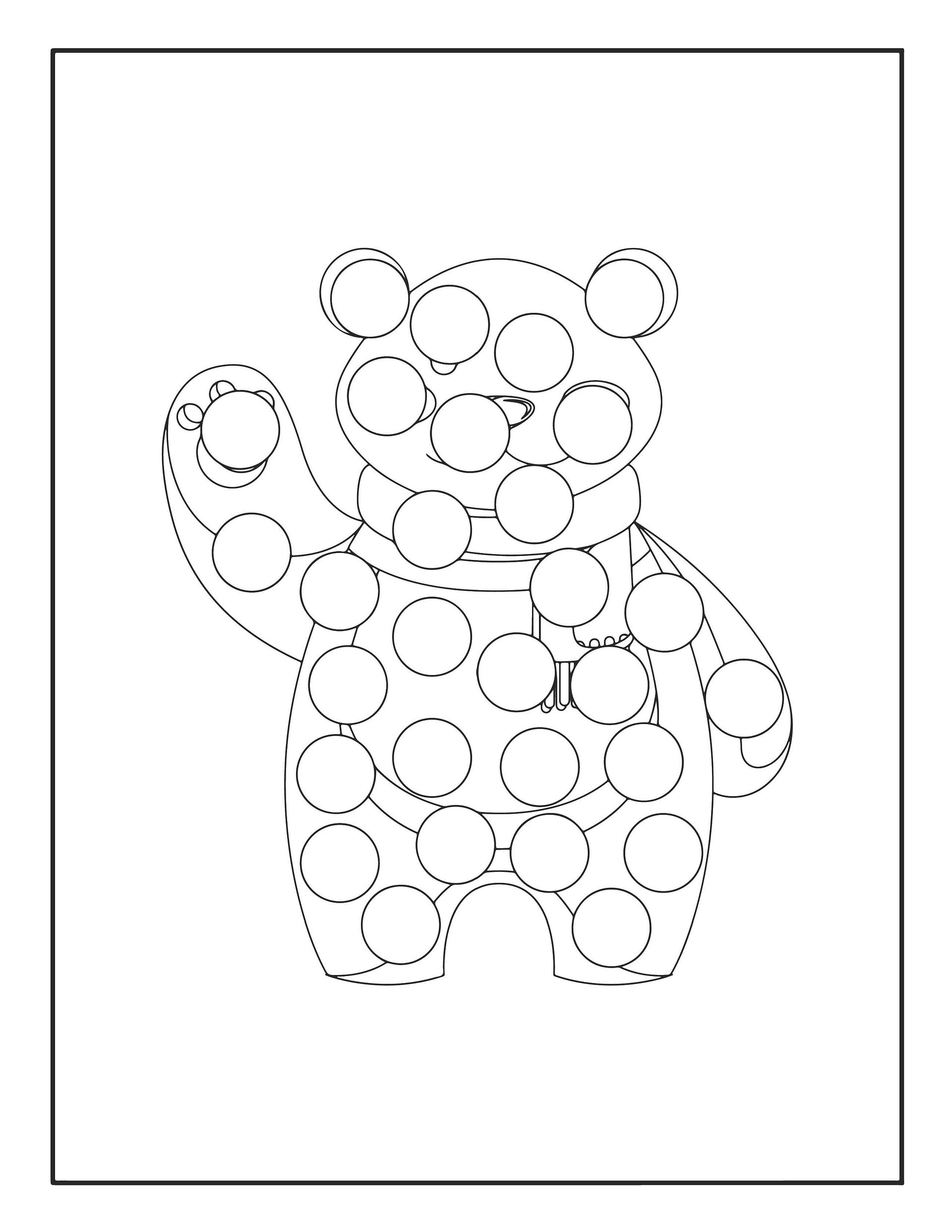 Christmas Dot Marker Coloring Pages product image (4)