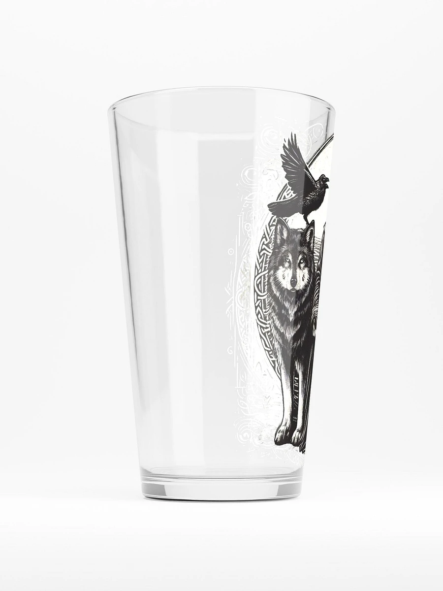 Odin's Wolves - 16oz Pint Glass product image (2)