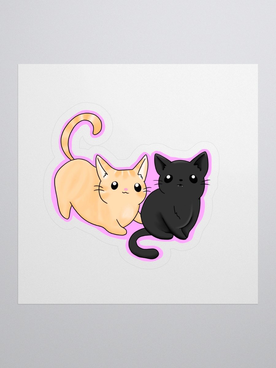Waifu Cats Kiss Cut Sticker Set product image (1)