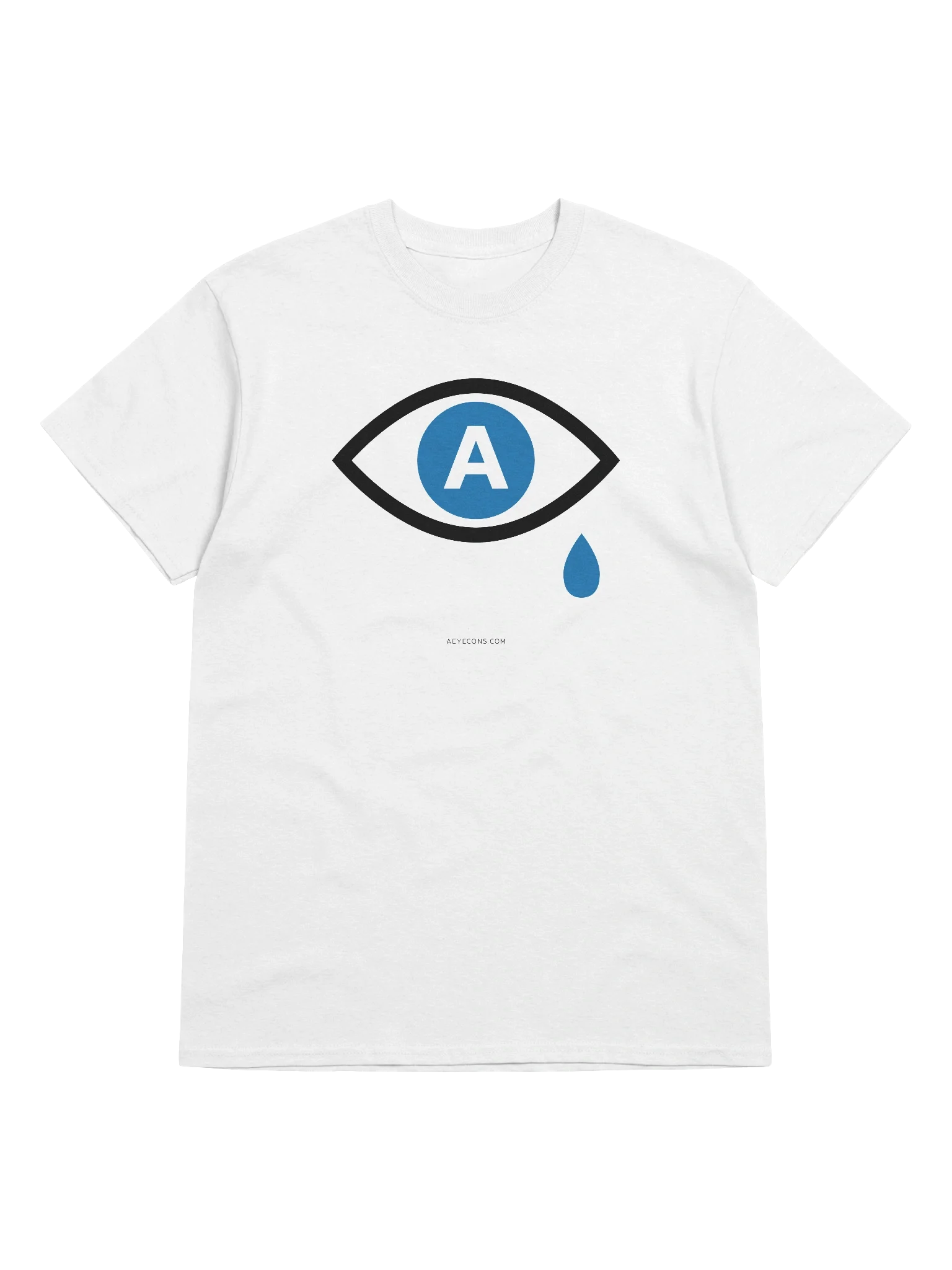 AI Cry Eye T-Shirt | Light Colors | AEYECONS™ AI Icons product image (1)