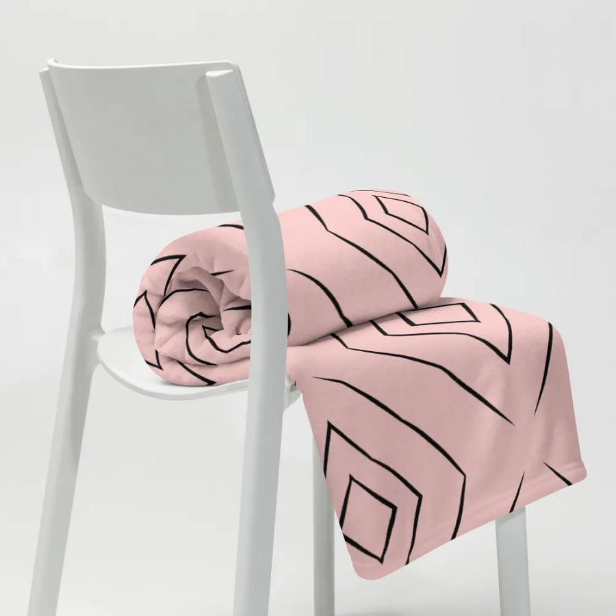 Diamond Blush Throw Blanket product image (10)