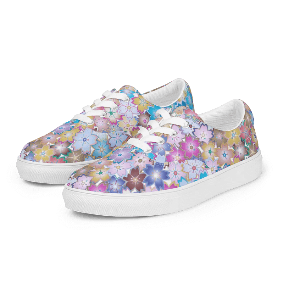 Kawaii Starry Blossom Symphony Lace-up Canvas Shoes product image (6)