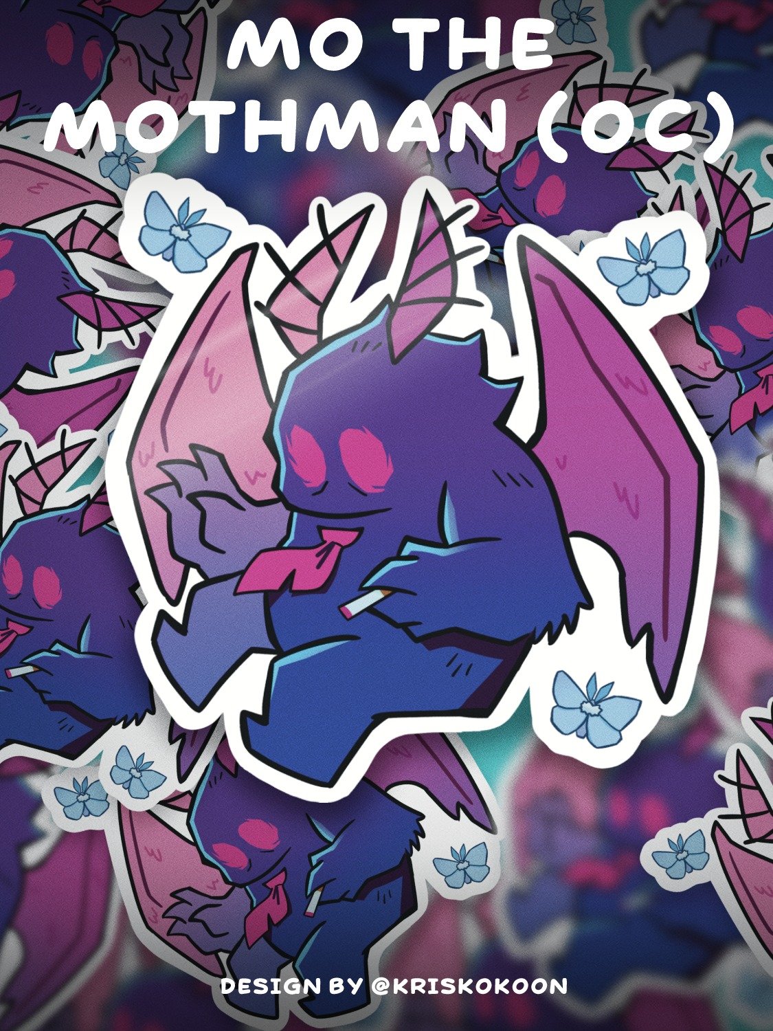 Mo the Mothman | Vinyl Sticker product image (2)
