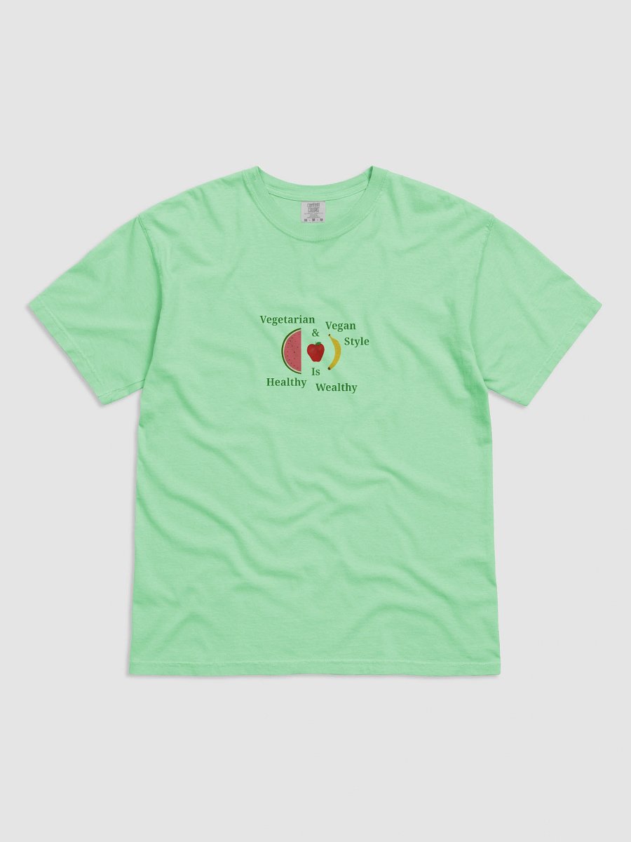 Healthy Wealthy Vegetarian & Vegan Tee product image (1)
