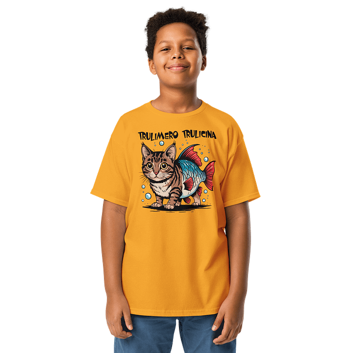 Trulimero Trulicina – Cartoon Kid Tee product image (1)