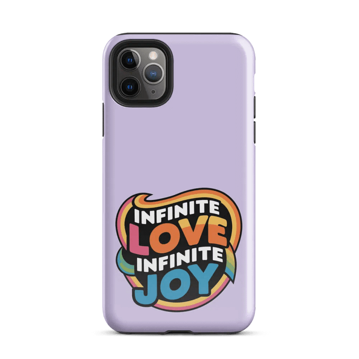 Infinite Love Infinite Joy Tough Case for Iphone (Purple) product image (2)