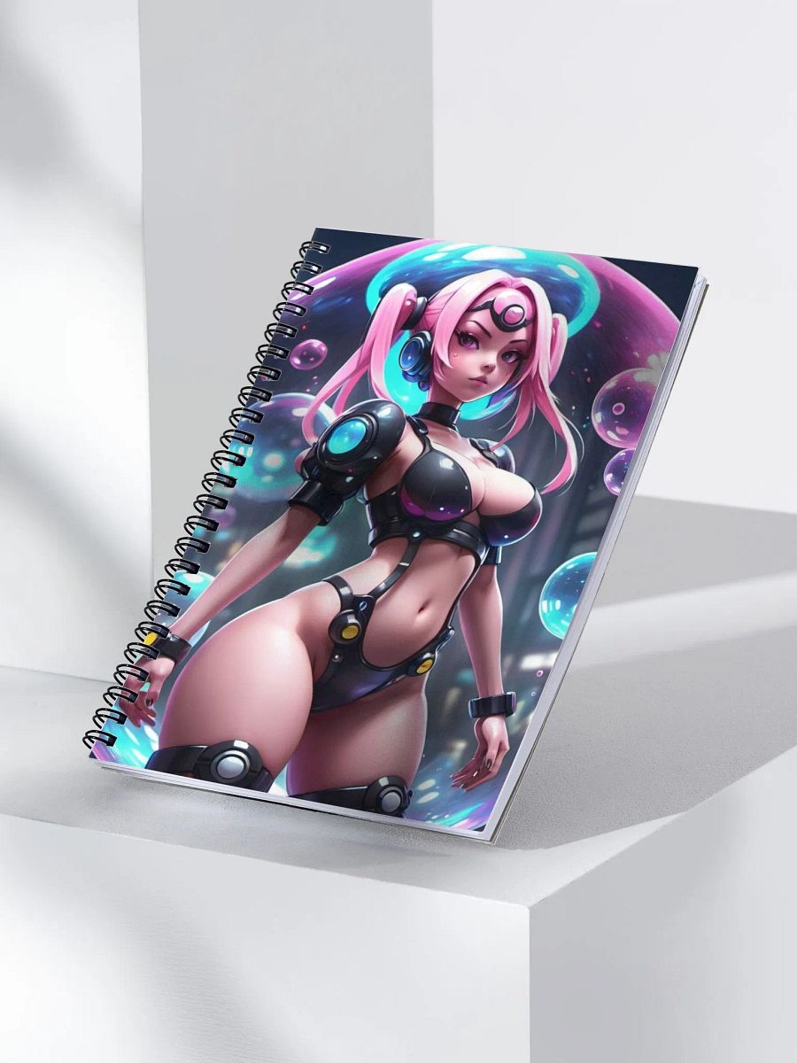 Neon Future Spiral Notebook product image (3)