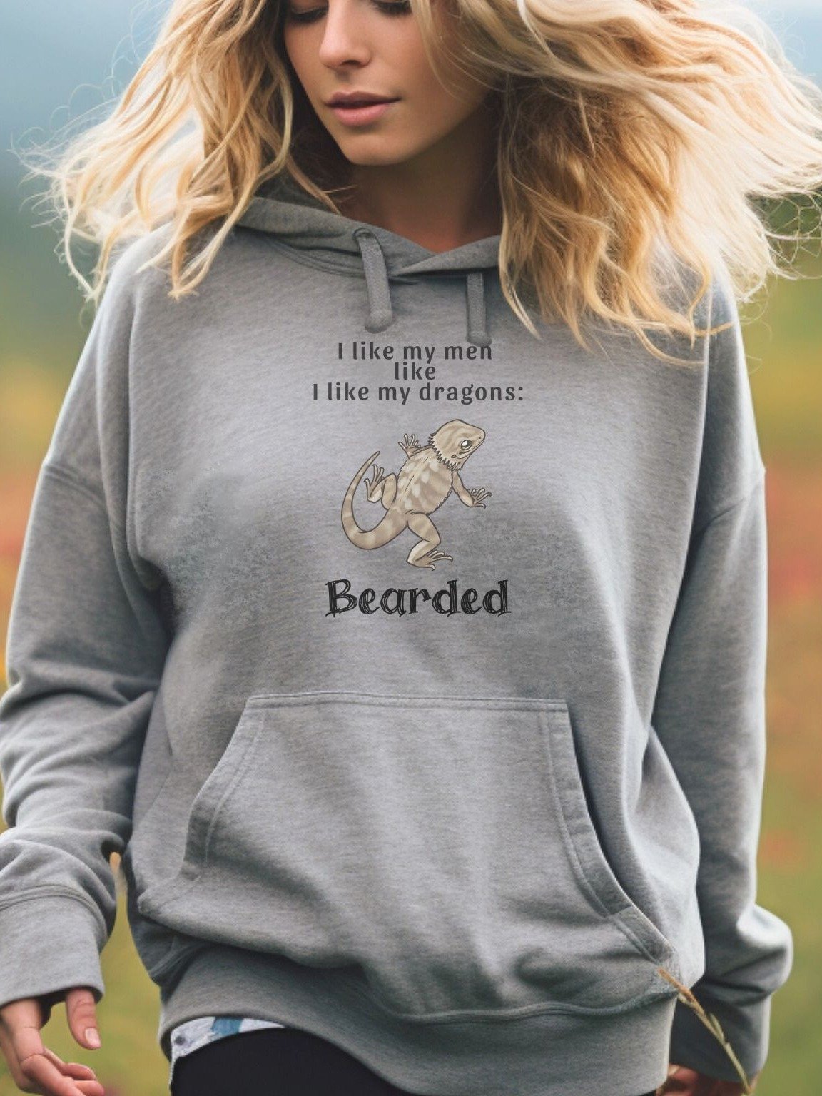 Bearded Dragon Cozy Hoodie product image (1)