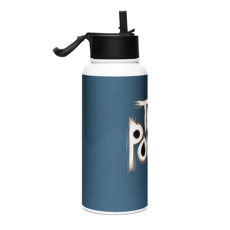 The Power Stainless Steel Water Bottle with a Straw Lid product image (4)