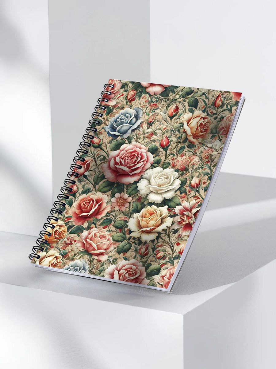 Royal Floral Spiral Notebook product image (3)