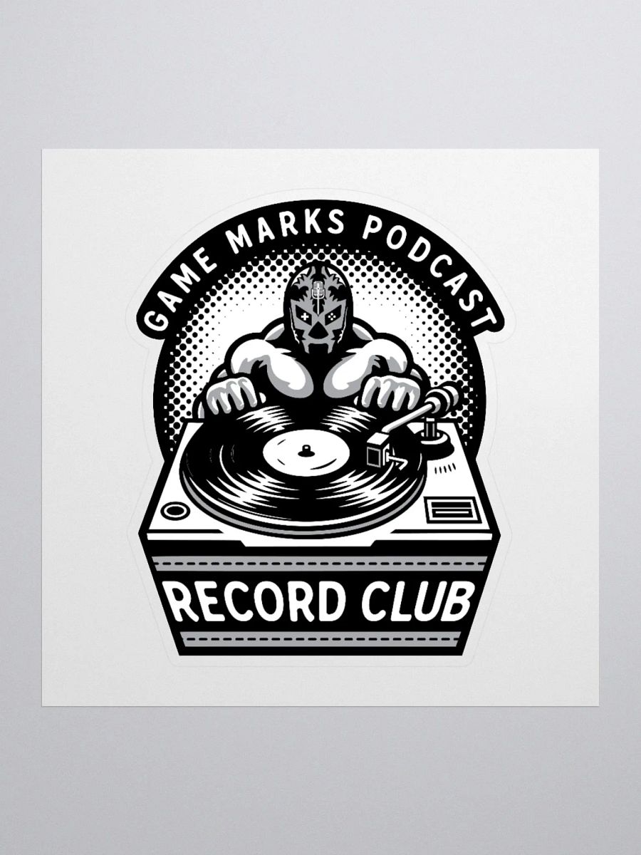Game Marks Podcast Record Club Sticker product image (2)