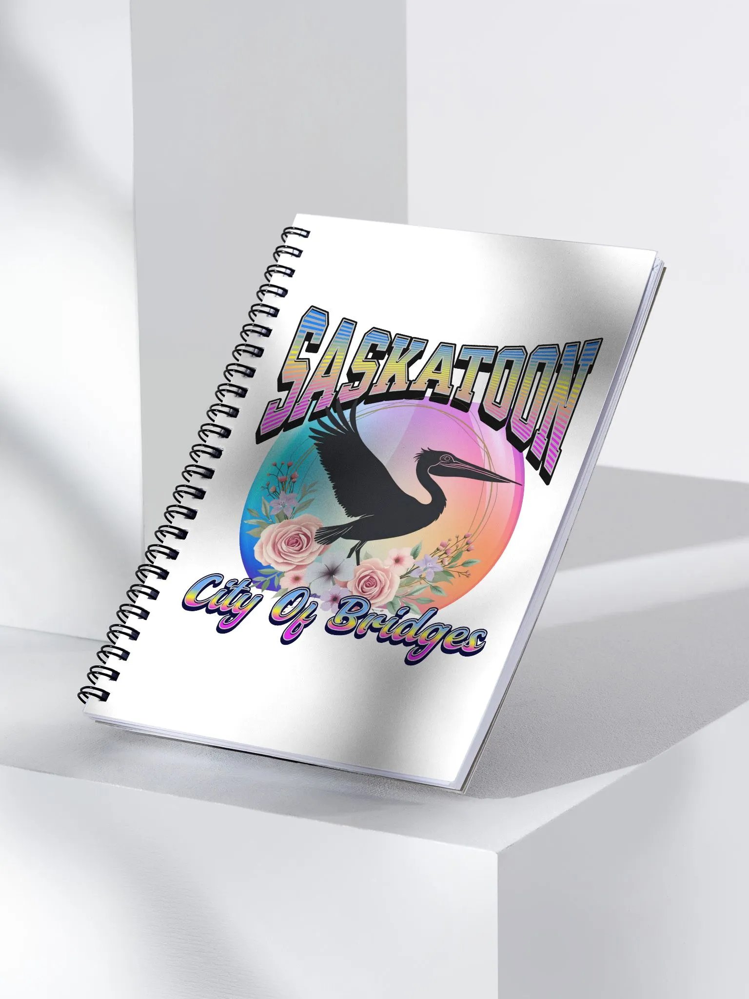 Saskatoon Pelican City of Bridges Notebook product image (2)