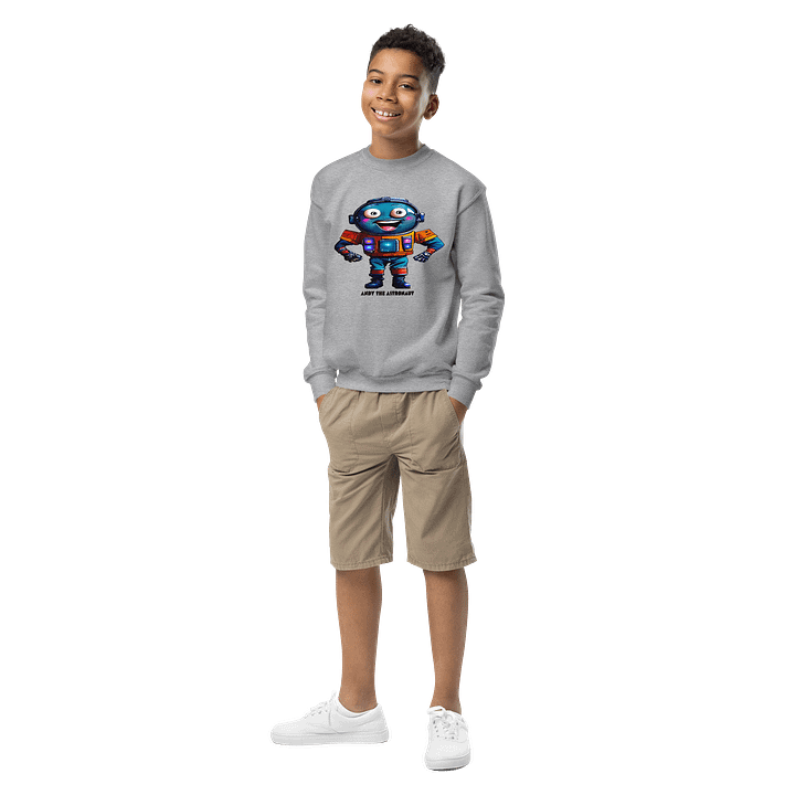 Andy The Astronaut Kid's Crew Neck Sweatshirt product image (1)