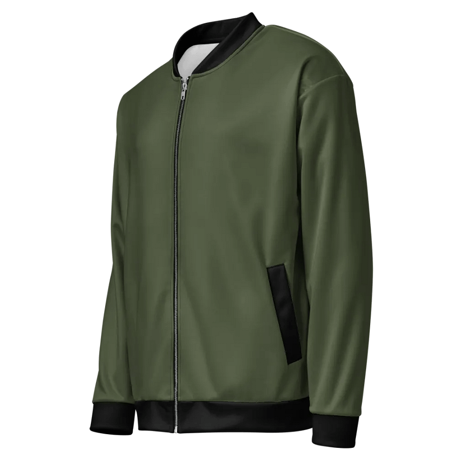 Olive Green Women's Bomber Jacket product image (3)