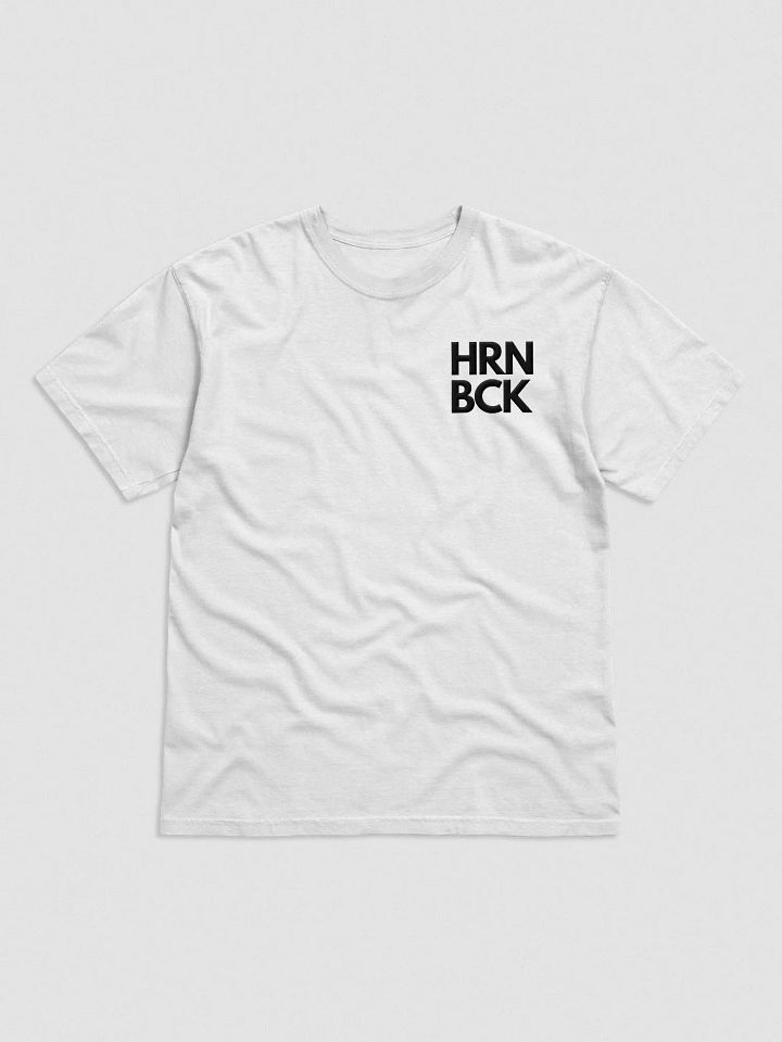 HRNBCK T-SHIRT – Original White Edition (gestickt) product image (1)