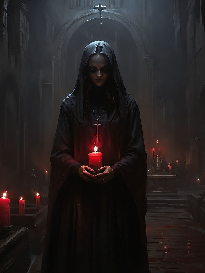 The Nun's Candlelight | 1-Hour of Dark Meditation Ambient - Dark Energy product image (1)