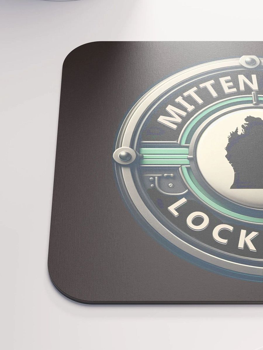 Mitten Made Black Mousepad product image (6)