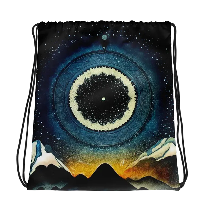 Cosmic Mandala Drawstring Bag product image (1)