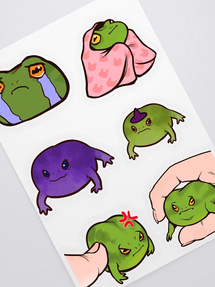 Frog Sticker Pack product image (2)