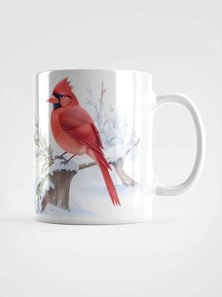 Winter Cardinal Symmetry Mug product image (1)