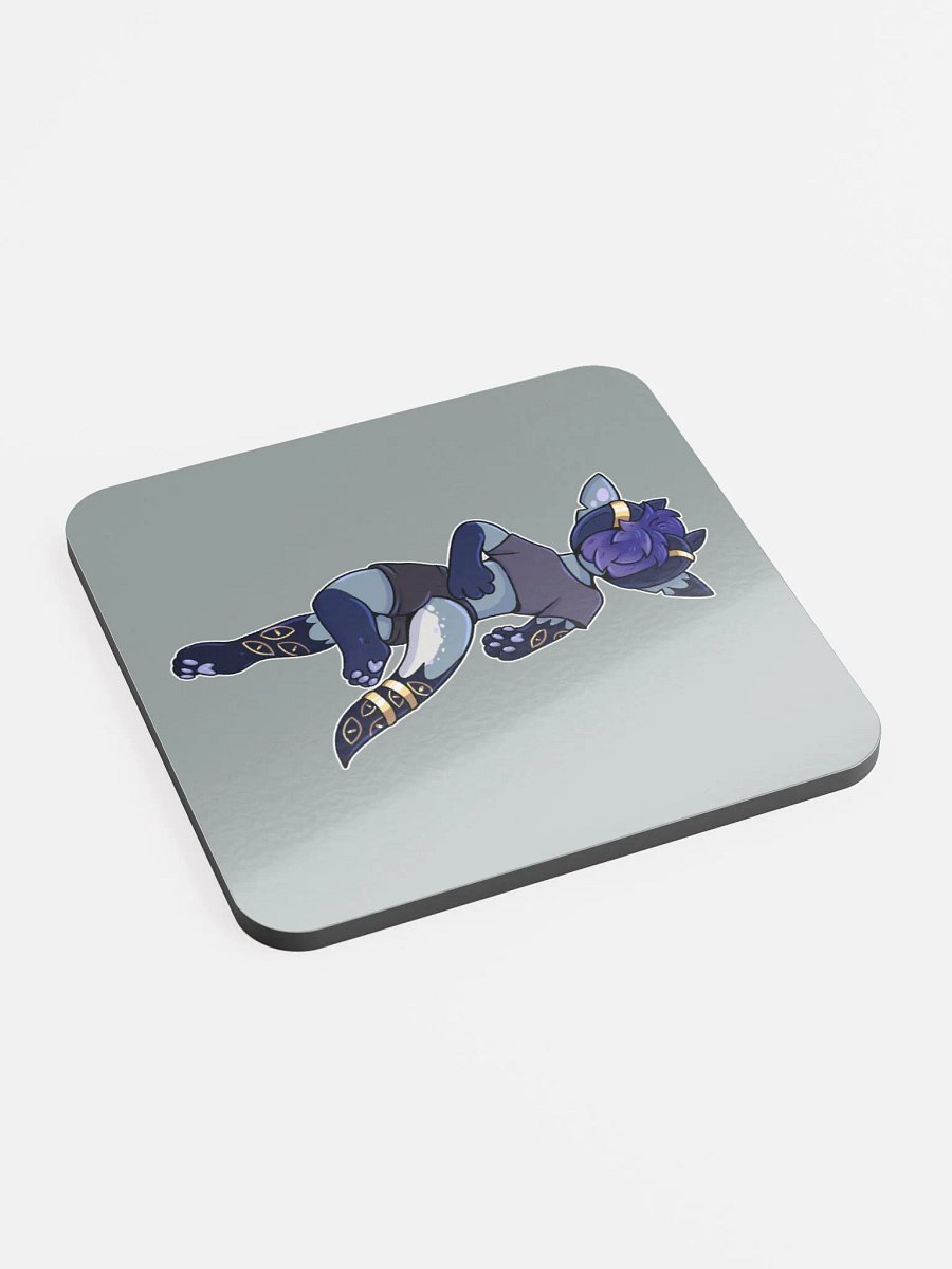 Death-Pose Glossed Cork Coaster product image (4)
