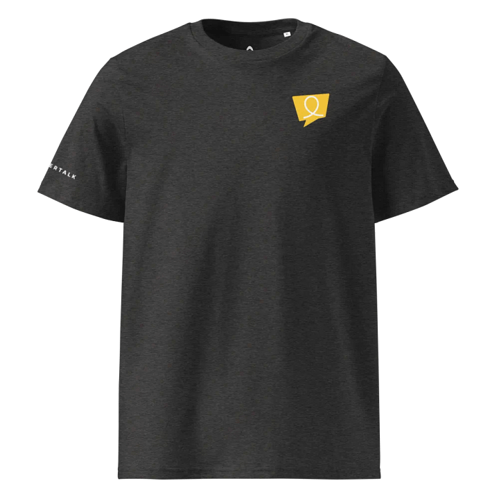 CoasterTalk T-Shirt aus Bio-Baumwolle mit gedrucktem Logo – Early Bird Edition product image (1)