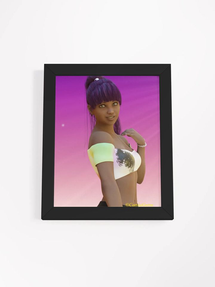 Vibrant Ponytail Fantasy Framed Poster product image (3)