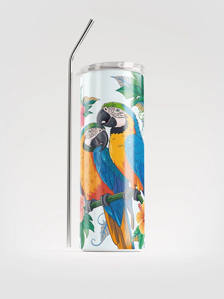 Tropical Macaw Paradise Stainless Steel Tumbler product image (2)