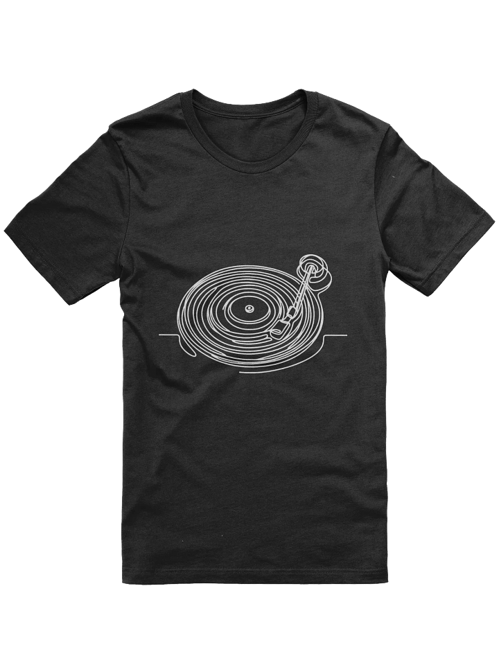 Vinyl Disc Line Art T-Shirt product image (1)