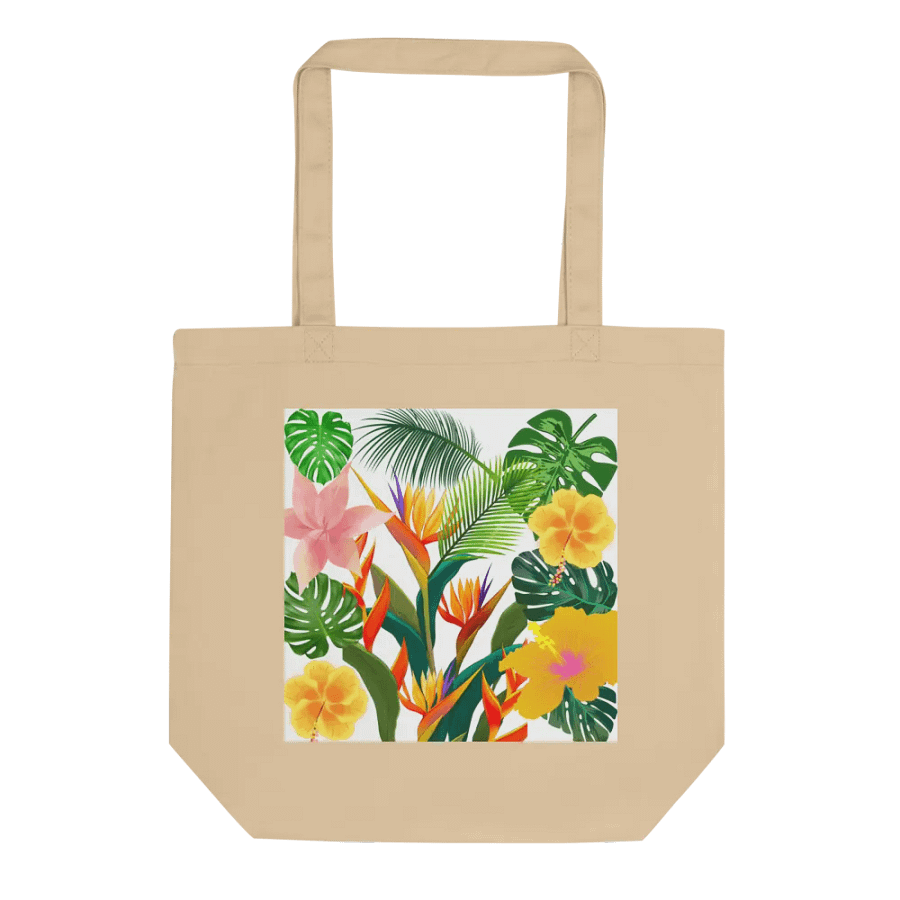 Tropical Blooms Eco Tote product image (7)