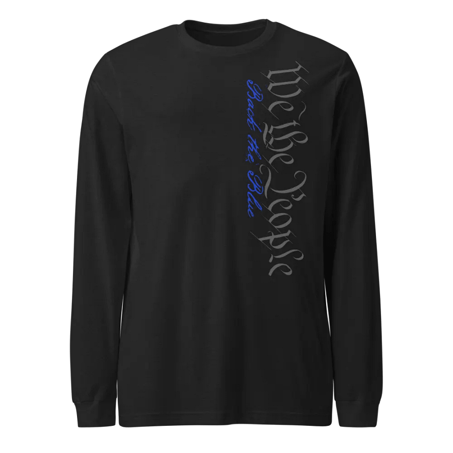 We The People: Back The Blue Long Sleeve product image (1)