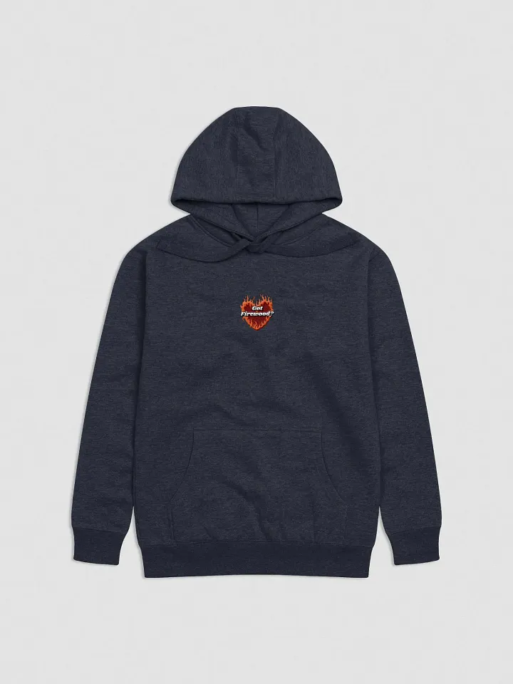 Flaming Heart - Got Firewood? | Embroidered Hoodie product image (17)