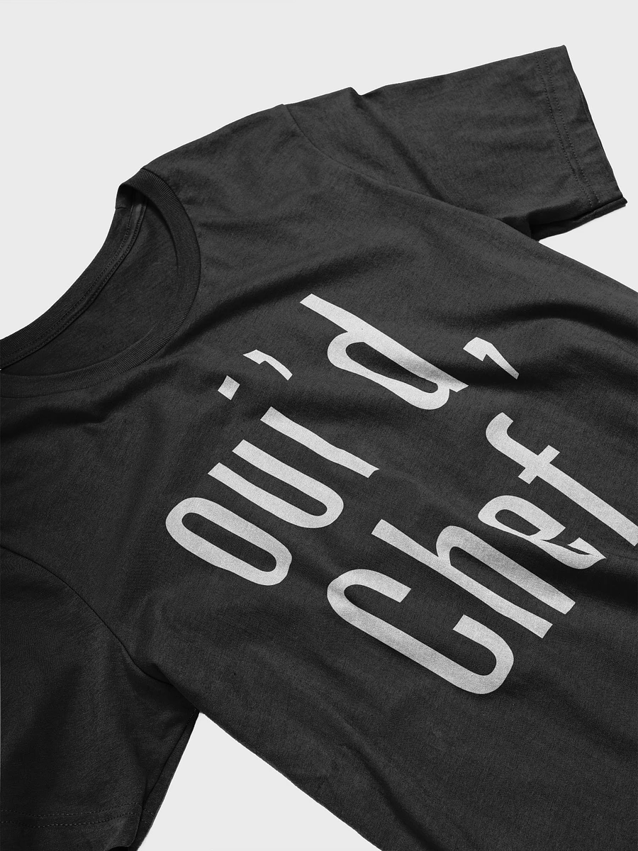 Oui'd Chef T-Shirt (white lettering) product image (6)