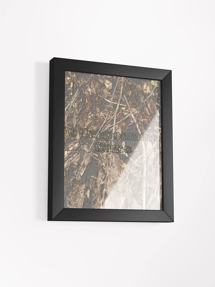 Framed - High-Quality Matte Poster - Dead Split - It Happennnns Camo product image (2)