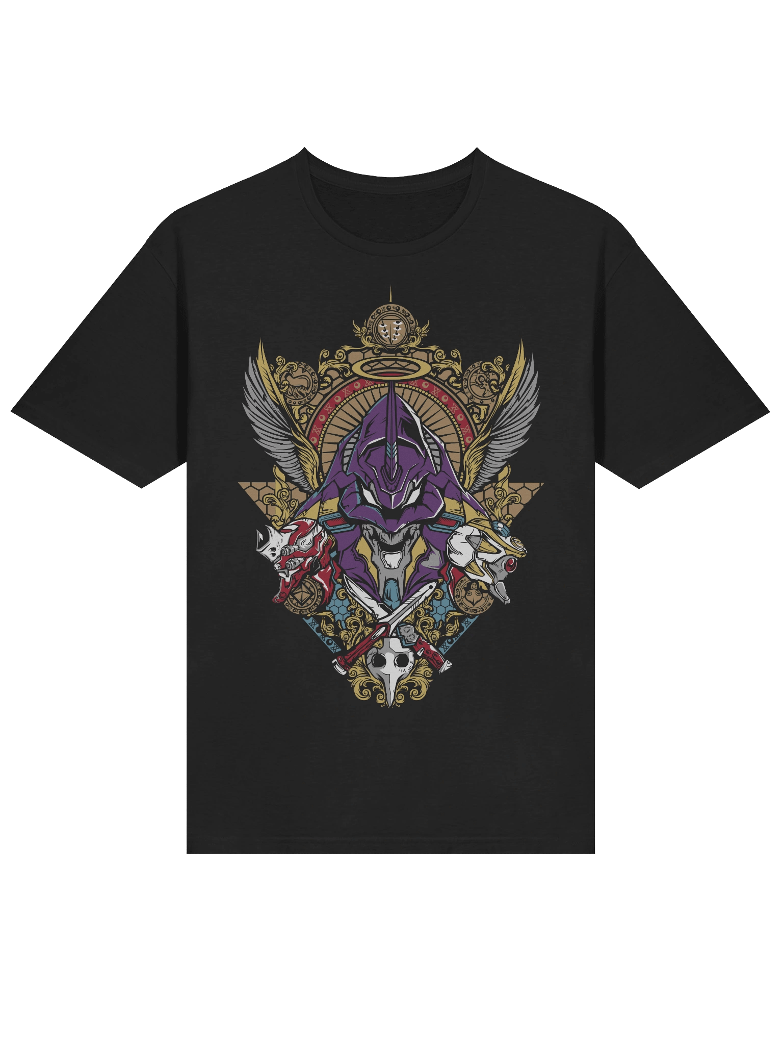 Neon Genesis Evangelion – EVA Unit-01 – Sanctified Berserker Crest – Gildan Softstyle T-Shirt product image (2)