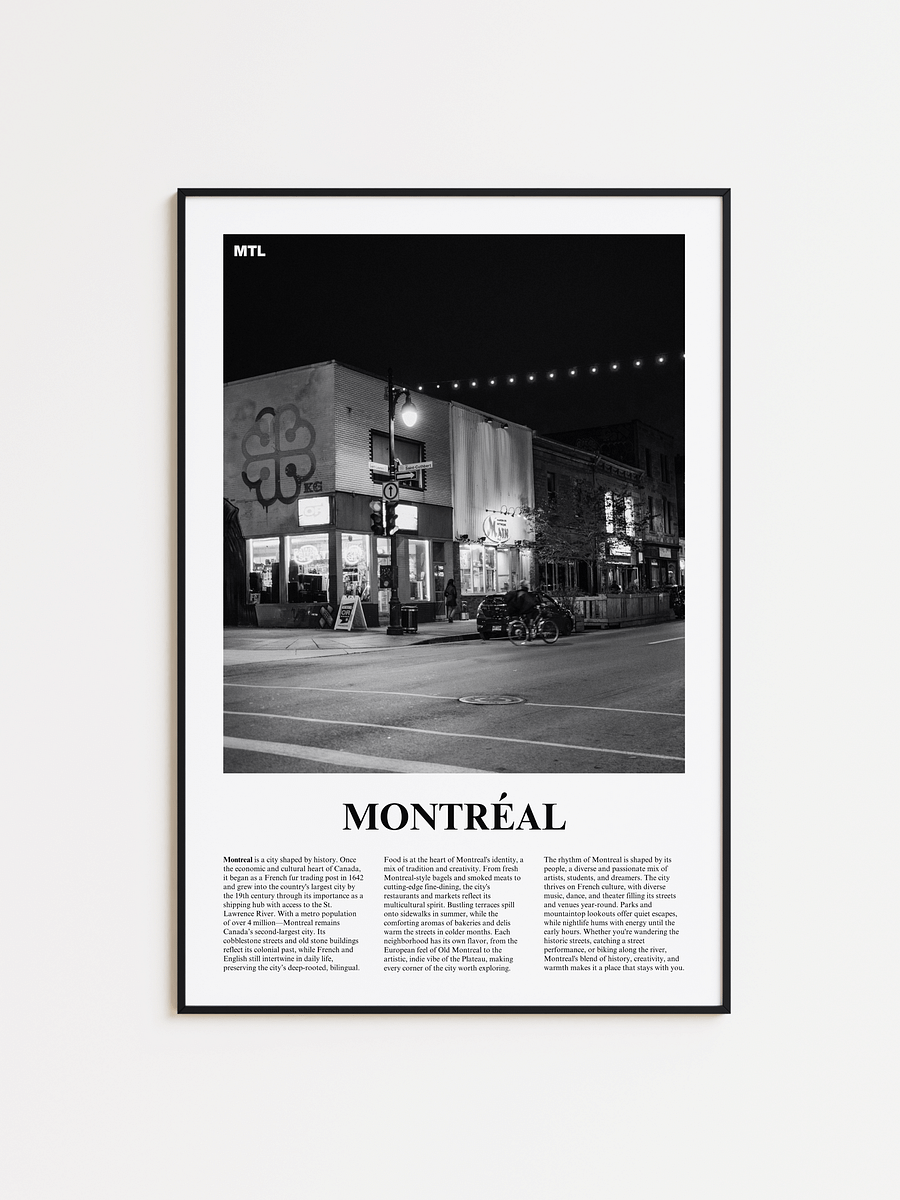 Montreal 02 Newspaper Poster product image (1)