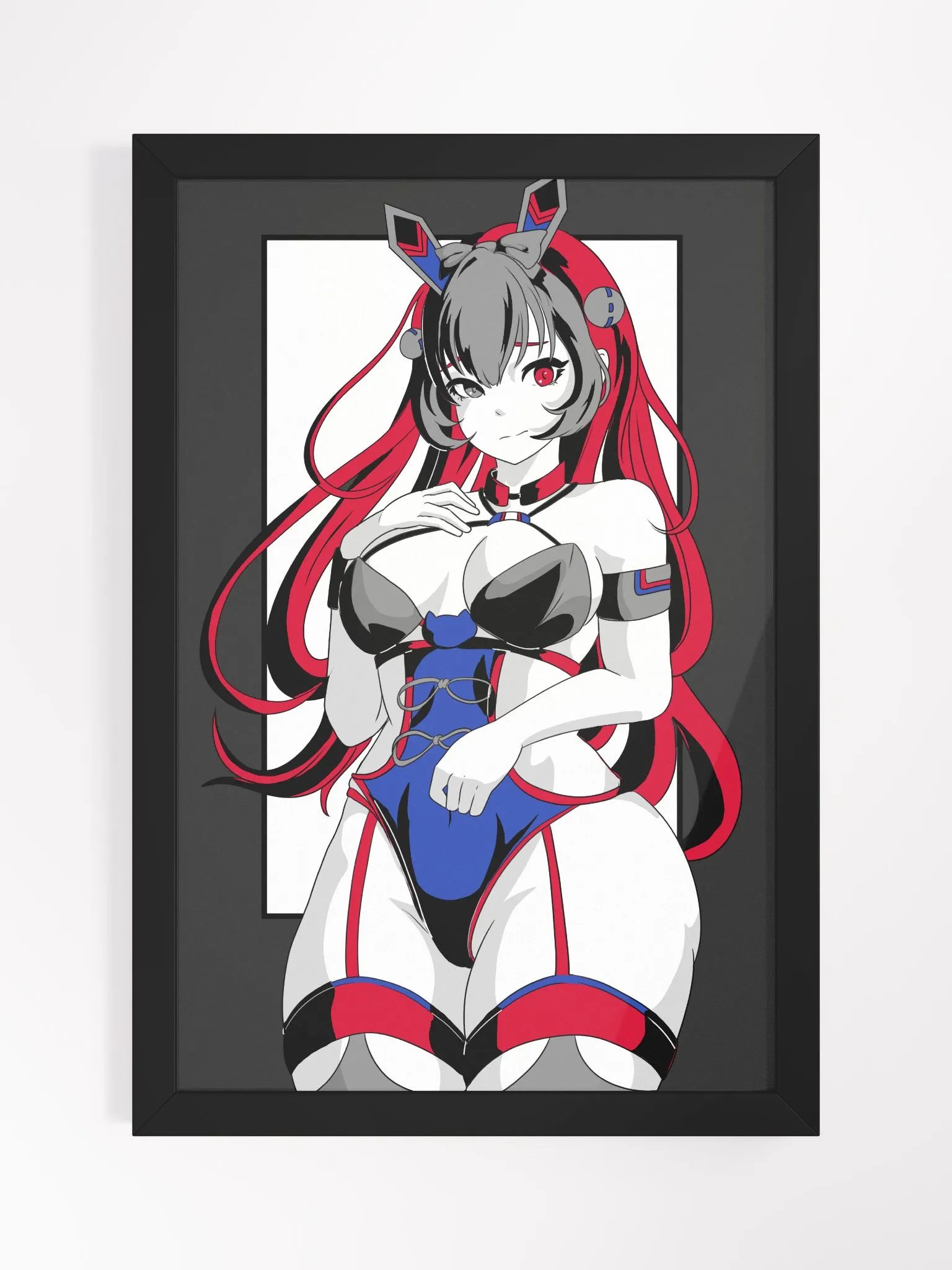 RedBootBandit Waifu Framed Poster product image (3)