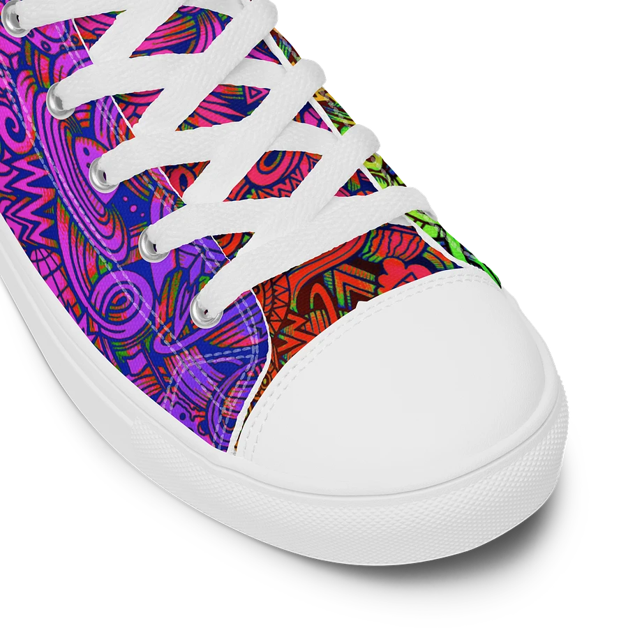 Rainbow Space Scribble - Women's High Tops | #MadeByMELO product image (6)