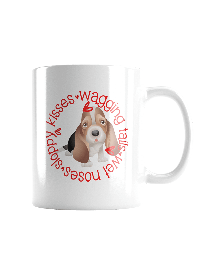 Sloppy Kisses Basset Hound Mug product image (4)